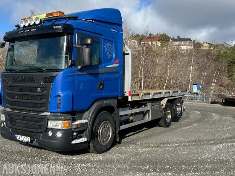 2011 Scania G-serie 480 Krokbil 20m³ Kasse Maskinflak eu ok 03.2026 - Крюковой мультилифт: фото 1 2011 Scania G-serie 480 Krokbil 20m³ Kasse Maskinflak eu ok 03.2026 - Крюковой мультилифт: фото 1