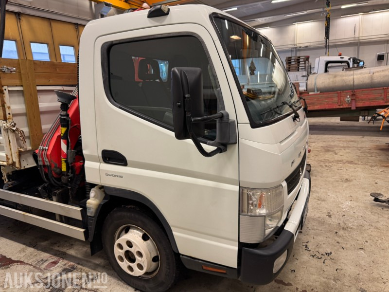 2012 Fuso Canter kranbil med plan - Автоманипулятор: фото 4 2012 Fuso Canter kranbil med plan - Автоманипулятор: фото 4