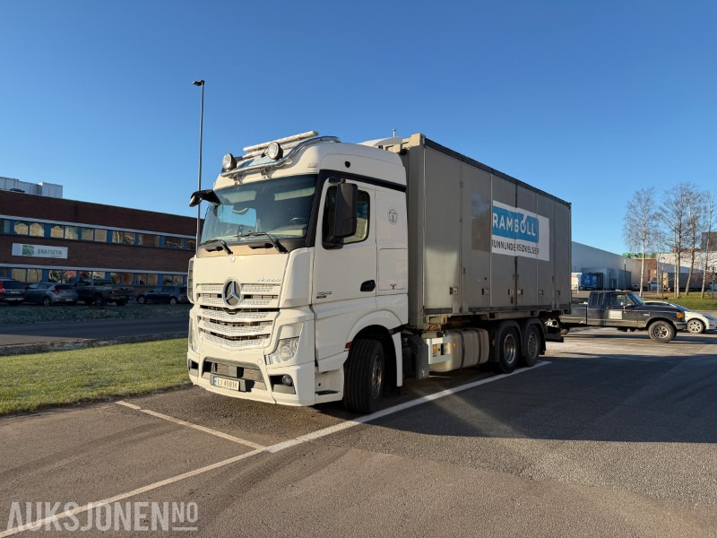 2012 Mercedes-Benz ACTROS 2545 Containerbil - EU godkjent til Juli 2026 - Ryggekamera - Грузовик-контейнеровоз/ Сменный кузов: фото 1 2012 Mercedes-Benz ACTROS 2545 Containerbil - EU godkjent til Juli 2026 - Ryggekamera - Грузовик-контейнеровоз/ Сменный кузов: фото 1