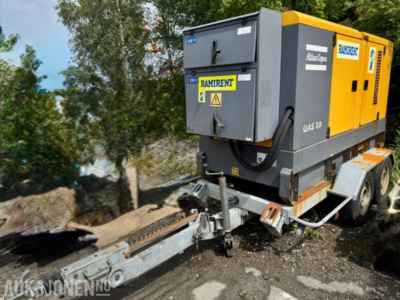 2013 Atlas Copco QAS 80 Aggregat - Timer: 10756 - Строительное оборудование: фото 1 2013 Atlas Copco QAS 80 Aggregat - Timer: 10756 - Строительное оборудование: фото 1