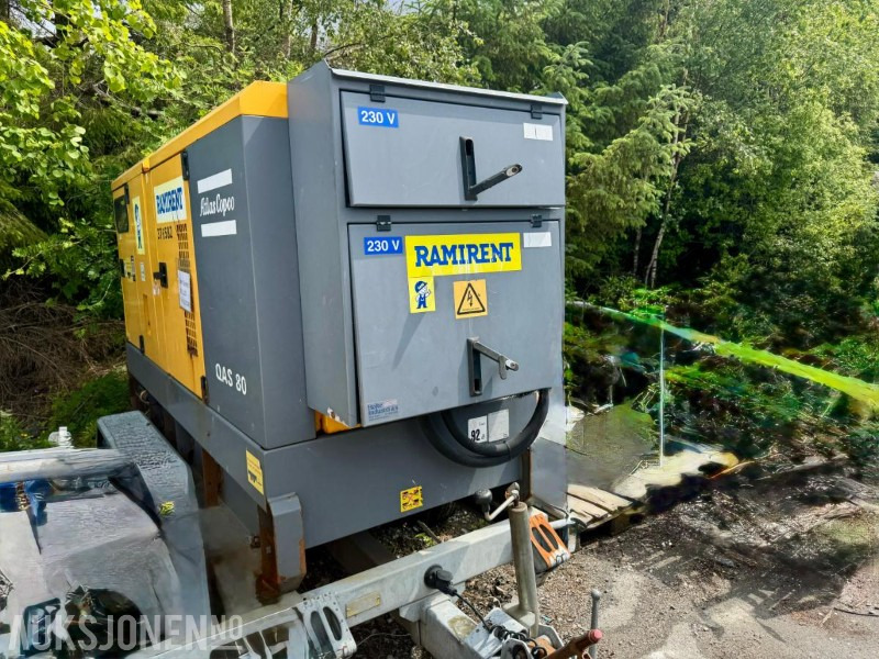2013 Atlas Copco QAS 80 Aggregat - Timer: 10756 - Строительное оборудование: фото 2 2013 Atlas Copco QAS 80 Aggregat - Timer: 10756 - Строительное оборудование: фото 2