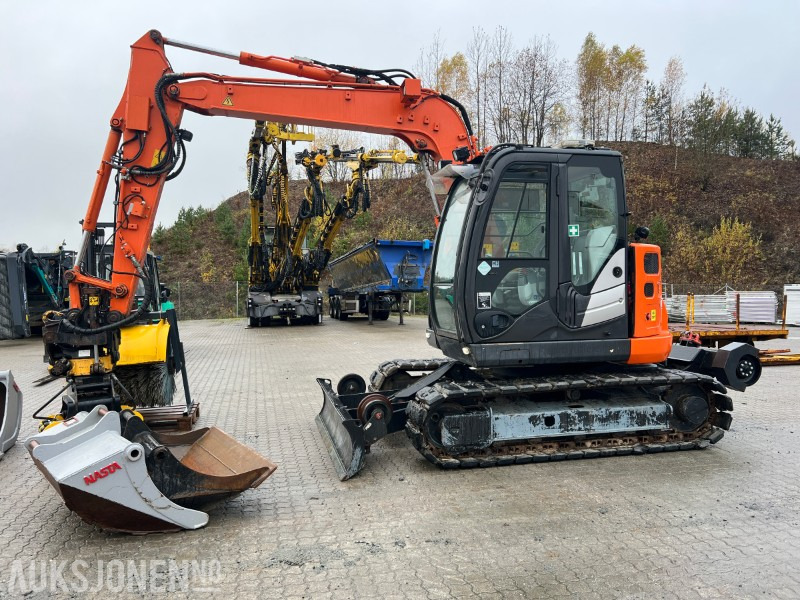 2015 Hitachi ZX-85-US-5 - Rail maskin med mye utstyr! - Экскаватор: фото 2 2015 Hitachi ZX-85-US-5 - Rail maskin med mye utstyr! - Экскаватор: фото 2