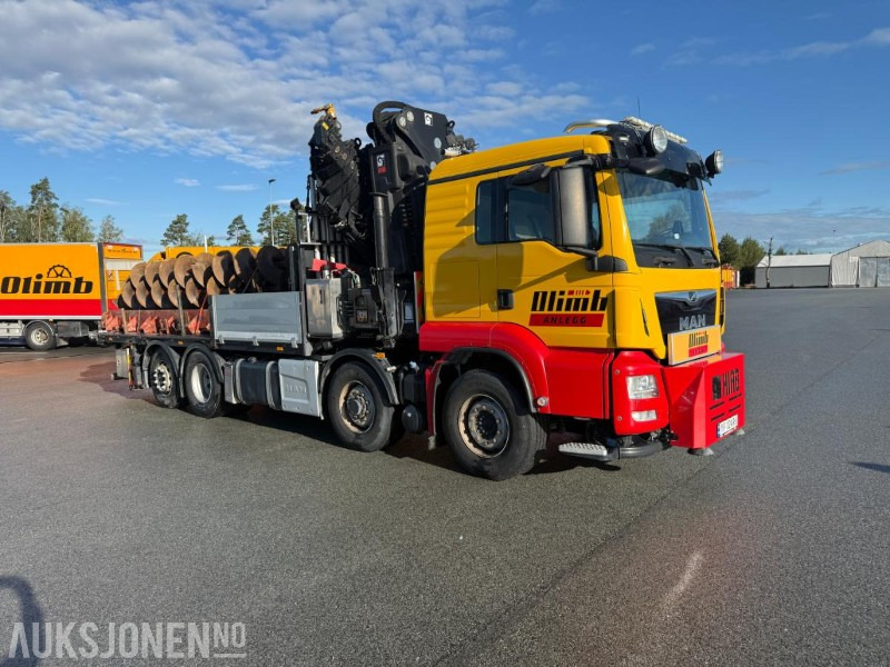 2017 MAN TGS 35.500 KRANBIL M/HIAB X-HIPRO 548 KRAN 8X4 HYDRODRIVE SERVICEHISTORIKK LAV KM. - Автоманипулятор: фото 4 2017 MAN TGS 35.500 KRANBIL M/HIAB X-HIPRO 548 KRAN 8X4 HYDRODRIVE SERVICEHISTORIKK LAV KM. - Автоманипулятор: фото 4