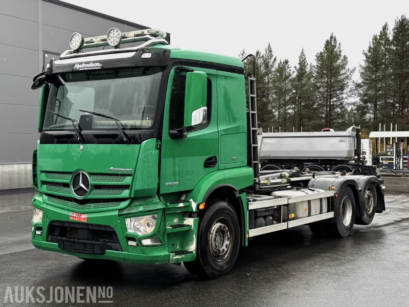 2017 MERCEDES-BENZ ACTROS 2546 6X2 KROKBIL JOAB EURO6 RETARDER VBG KAMERA LUFTFJÆRING - Крюковой мультилифт: фото 1 2017 MERCEDES-BENZ ACTROS 2546 6X2 KROKBIL JOAB EURO6 RETARDER VBG KAMERA LUFTFJÆRING - Крюковой мультилифт: фото 1