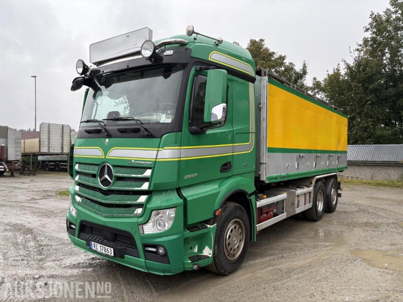 2017 Mercedes-Benz 2553 ACTROS container bil - Грузовик-шасси: фото 1 2017 Mercedes-Benz 2553 ACTROS container bil - Грузовик-шасси: фото 1