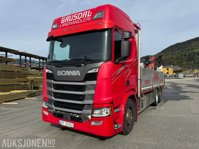 2017 Scania R500 planbil med HMF kran - Автоманипулятор: фото 4 2017 Scania R500 planbil med HMF kran - Автоманипулятор: фото 4