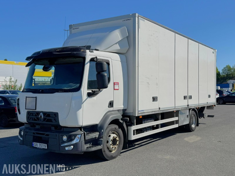 2019 Renault D 250 skapbil/full sideåpning/bakløft/adaptiv cruisecontrol/ryggekamera/luft - Грузовик с закрытым кузовом: фото 1 2019 Renault D 250 skapbil/full sideåpning/bakløft/adaptiv cruisecontrol/ryggekamera/luft - Грузовик с закрытым кузовом: фото 1