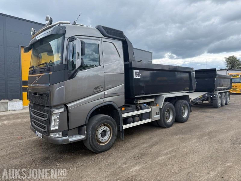 2019 VOLVO FH500 TIPPBIL M/MAUR BILPÅBYGG TRIPPELKJERRE SERVICEHISTORIKK LAV KM 6X4 EURO 6 - Самосвал: фото 1 2019 VOLVO FH500 TIPPBIL M/MAUR BILPÅBYGG TRIPPELKJERRE SERVICEHISTORIKK LAV KM 6X4 EURO 6 - Самосвал: фото 1