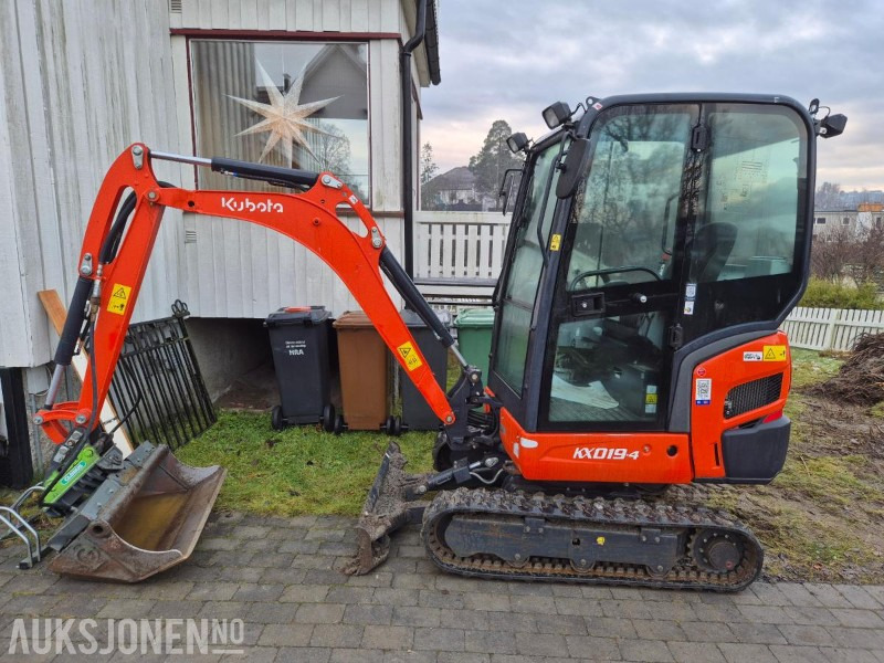 2021 Kubota KX019-4 minigraver, 723 timer - Мини-экскаватор: фото 2 2021 Kubota KX019-4 minigraver, 723 timer - Мини-экскаватор: фото 2
