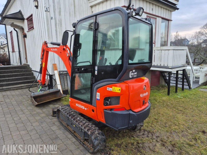2021 Kubota KX019-4 minigraver, 723 timer - Мини-экскаватор: фото 3 2021 Kubota KX019-4 minigraver, 723 timer - Мини-экскаватор: фото 3