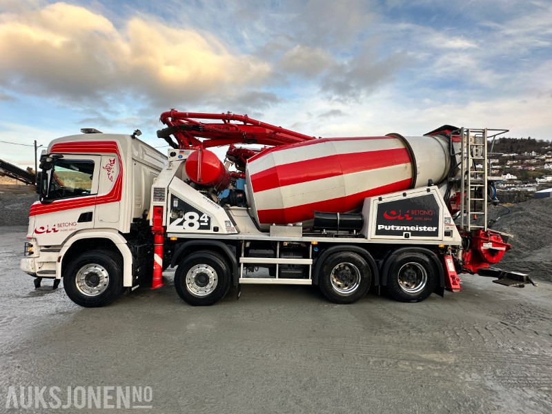 2021 Scania P500XT 8X4 Putzmeister PUMI 28-4Betongpumpe, 83413km - Автобетоносмеситель: фото 2 2021 Scania P500XT 8X4 Putzmeister PUMI 28-4Betongpumpe, 83413km - Автобетоносмеситель: фото 2