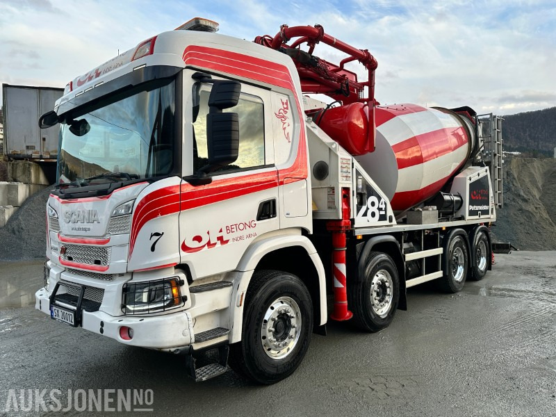 2021 Scania P500XT 8X4 Putzmeister PUMI 28-4Betongpumpe, 83413km - Автобетоносмеситель: фото 1 2021 Scania P500XT 8X4 Putzmeister PUMI 28-4Betongpumpe, 83413km - Автобетоносмеситель: фото 1