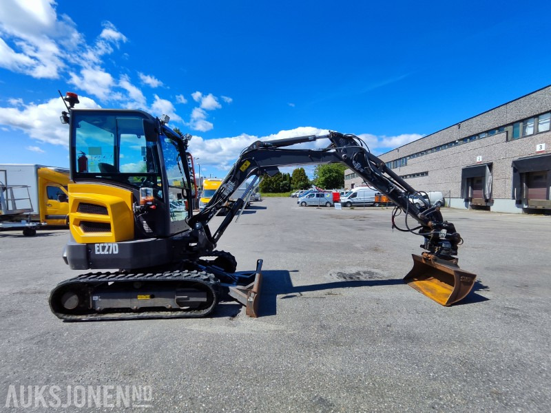 2022 Volvo EC27D – Meget godt utstyrt minigraver med lavt timeantall - Мини-экскаватор: фото 5 2022 Volvo EC27D – Meget godt utstyrt minigraver med lavt timeantall - Мини-экскаватор: фото 5