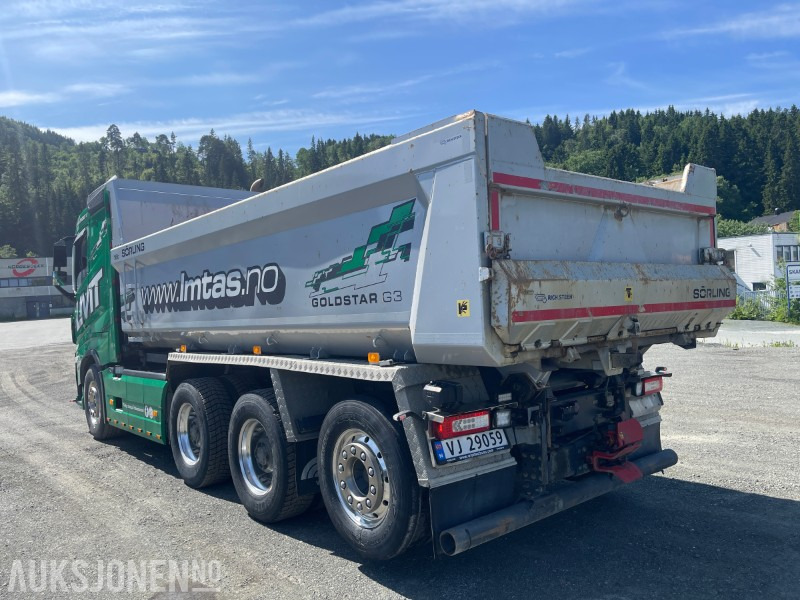 2022 Volvo FH 540 8X4 Tippbil, Tridem luftfjæring og hydraulisk styrt løpeaksel med single hjul - Самосвал: фото 3 2022 Volvo FH 540 8X4 Tippbil, Tridem luftfjæring og hydraulisk styrt løpeaksel med single hjul - Самосвал: фото 3