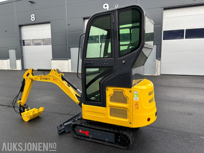2025 FODIT FT327N ZERO TAIL 1,8TONN. KUBOTA DIESELMOTOR GRAVESKUFF. - Мини-экскаватор: фото 2 2025 FODIT FT327N ZERO TAIL 1,8TONN. KUBOTA DIESELMOTOR GRAVESKUFF. - Мини-экскаватор: фото 2