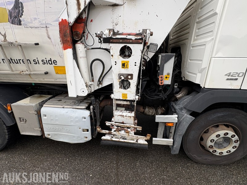 2014 Volvo FM420 EURO 6 sidelaster / komprimatorbil / renovasjonsbil - EU godkjent til 31.08.2026 - Другая техника: фото 5 2014 Volvo FM420 EURO 6 sidelaster / komprimatorbil / renovasjonsbil - EU godkjent til 31.08.2026 - Другая техника: фото 5