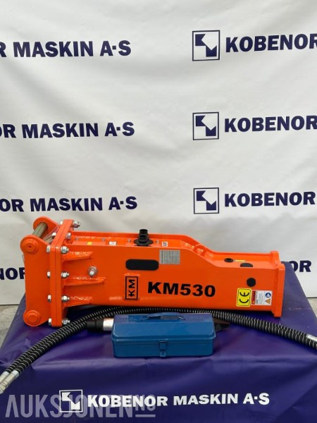 NY KM 530 PIGGHAMMER s40-FESTE CE merket FABRIKKGARANTI - Гидромолот для Строительной техники: фото 1 NY KM 530 PIGGHAMMER s40-FESTE CE merket FABRIKKGARANTI - Гидромолот для Строительной техники: фото 1