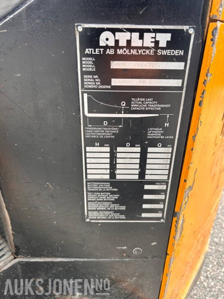 1990 Atlet 160DTFVR83C770 Skyvemasttruck - Погрузочно-разгрузочная техника: фото 5 1990 Atlet 160DTFVR83C770 Skyvemasttruck - Погрузочно-разгрузочная техника: фото 5