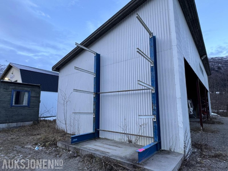 Utendørs solid grenreol - ensidig - 5 nivåer - B = 316 cm - H = 430 cm - Строительное оборудование: фото 1 Utendørs solid grenreol - ensidig - 5 nivåer - B = 316 cm - H = 430 cm - Строительное оборудование: фото 1