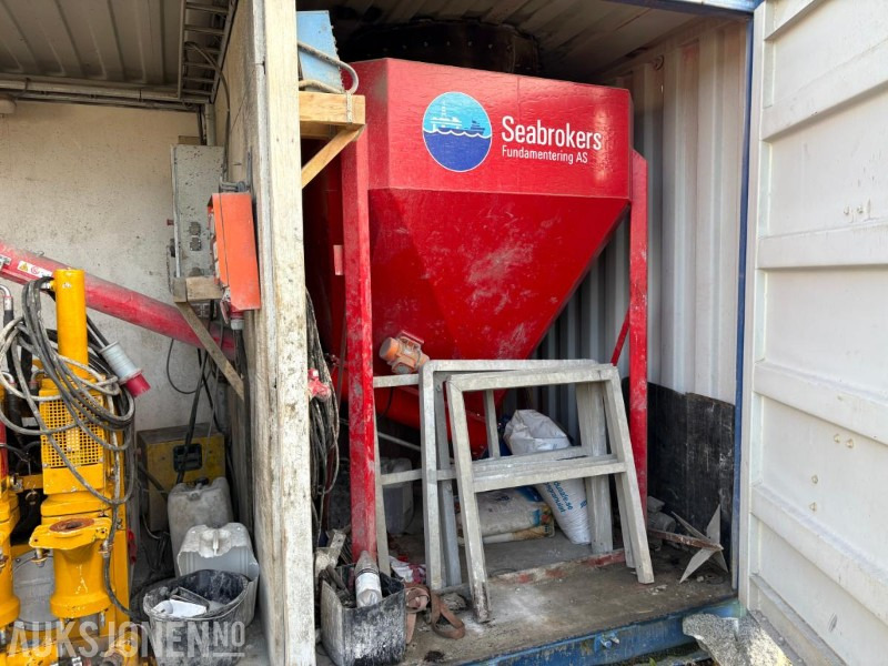 Komplett grout/gyse og blandesystem montert i fot container - Строительное оборудование: фото 4 Komplett grout/gyse og blandesystem montert i fot container - Строительное оборудование: фото 4