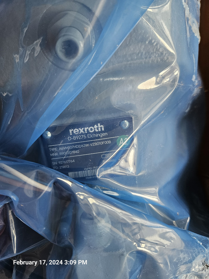 REXROTH A6VM107HD2/63W-VZB010F00B R902207840 - Гидравлический мотор для Буровых машин: фото 2 REXROTH A6VM107HD2/63W-VZB010F00B R902207840 - Гидравлический мотор для Буровых машин: фото 2