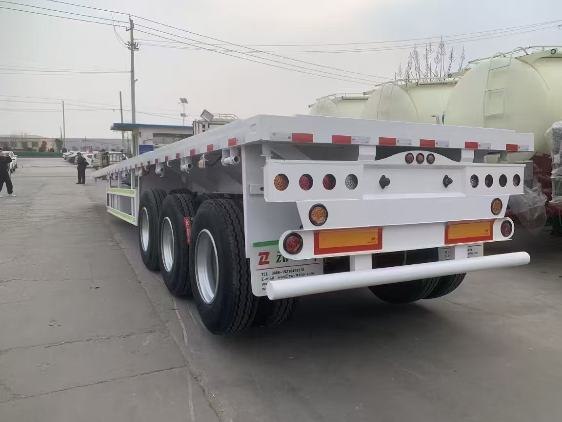 Новый Низкорамный полуприцеп ZHICHENG SEMI FLAT BED LOW BED IN VARIOUS AND SIZE ( USED OR NEW CONDITION): фото 30