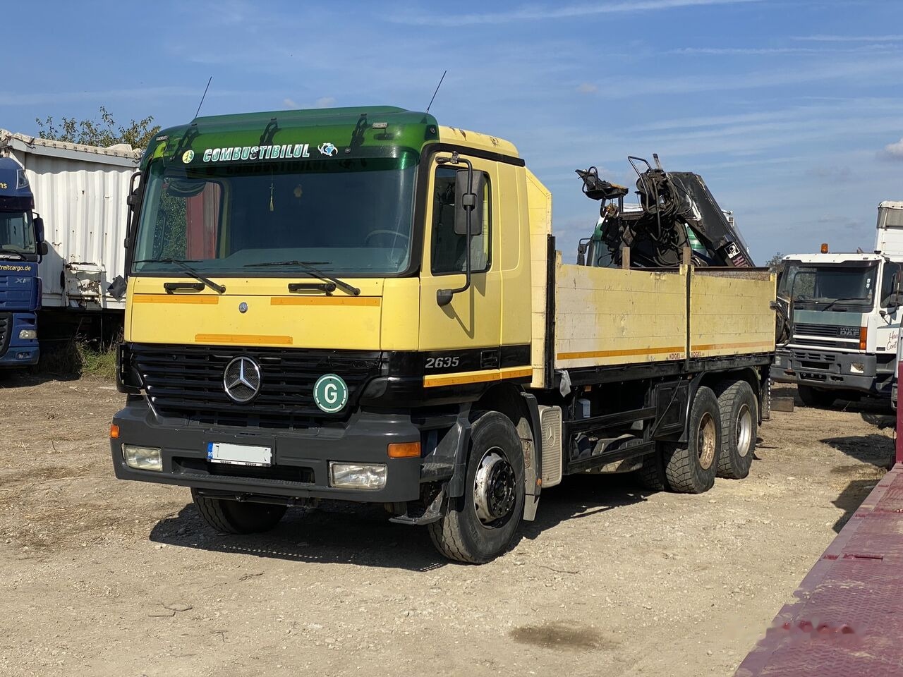 Mercedes-Benz Actros MP1 - Грузовик бортовой/ Платформа, Автоманипулятор: фото 4 Mercedes-Benz Actros MP1 - Грузовик бортовой/ Платформа, Автоманипулятор: фото 4