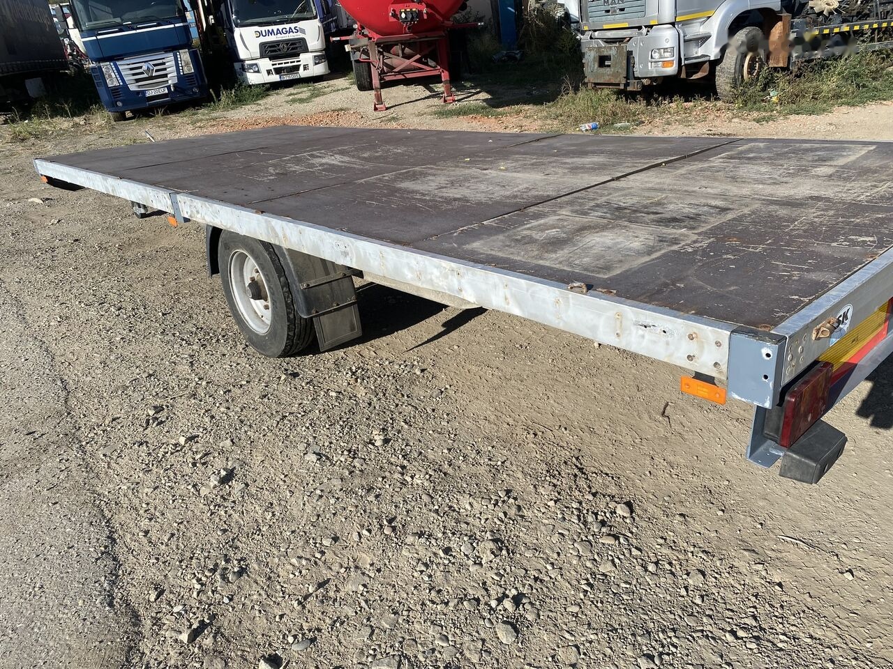 Schmitz Cargobull REPACOM Rema remorca 6,5 m lungime platforma pentru marfa / util - Прицеп бортовой/ Платформа: фото 2 Schmitz Cargobull REPACOM Rema remorca 6,5 m lungime platforma pentru marfa / util - Прицеп бортовой/ Платформа: фото 2