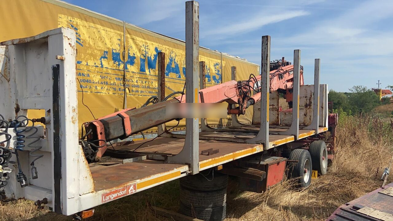 Полуприцеп лесовоз Schwarzmüller Atlas hlk 330 7 tone + graifer + rotor: фото 8