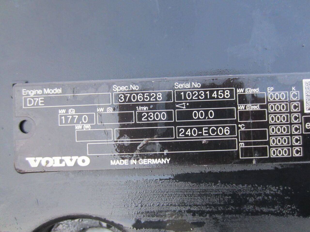 Volvo D7E 240 Volvo FL - Двигатель для Грузовиков: фото 4 Volvo D7E 240 Volvo FL - Двигатель для Грузовиков: фото 4