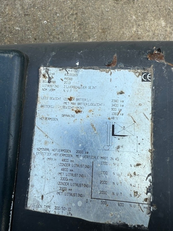 TCM FTB 20-7 - Электропогрузчик: фото 5 TCM FTB 20-7 - Электропогрузчик: фото 5