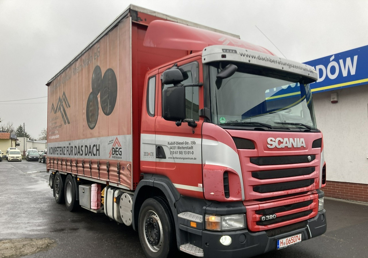 Inna Inny Scania G320 Wózek PALFINGER Firanka Plandeka plandeka Moffett - Тентованный грузовик: фото 1 Inna Inny Scania G320 Wózek PALFINGER Firanka Plandeka plandeka Moffett - Тентованный грузовик: фото 1