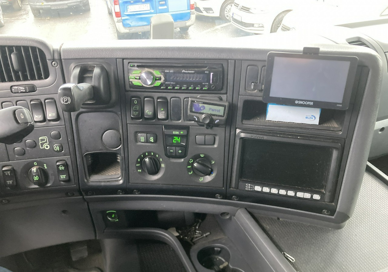 Тентованный грузовик Inna Inny Scania G320 Wózek PALFINGER Firanka Plandeka plandeka Moffett: фото 11