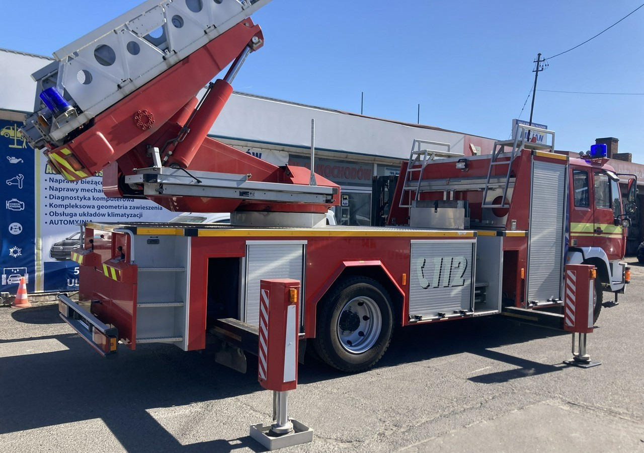 Пожарная машина MAN L 2000 MAN 15,280 Straż pożarna drabina Strażacka zwyżka 32m Metz Model 20: фото 15