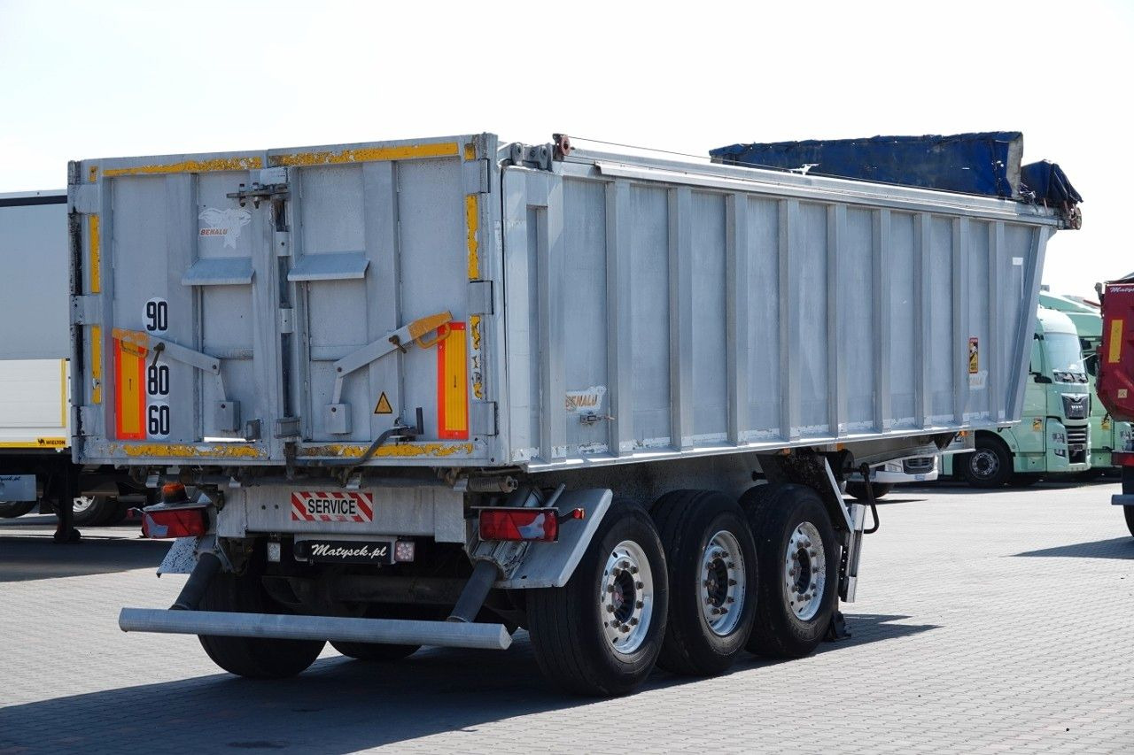 Benalu WYWROTKA / 28 m3 / ALUMINIOWA / OŚ PODNOSZONA / - Самосвальный полуприцеп: фото 4 Benalu WYWROTKA / 28 m3 / ALUMINIOWA / OŚ PODNOSZONA / - Самосвальный полуприцеп: фото 4