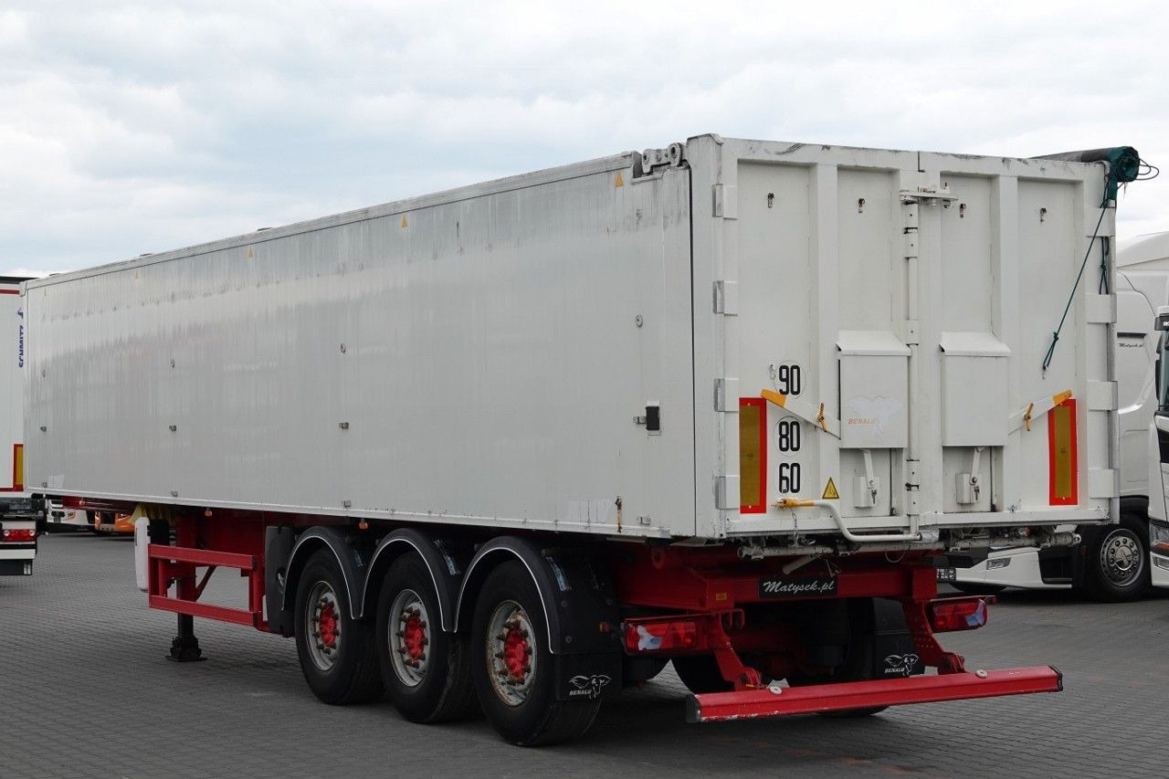 Benalu WYWROTKA 49 m3 / ALUMINIOWA MULDA / KLAPO -DRZWI - Самосвальный полуприцеп: фото 5 Benalu WYWROTKA 49 m3 / ALUMINIOWA MULDA / KLAPO -DRZWI - Самосвальный полуприцеп: фото 5