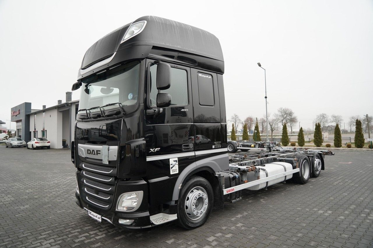DAF XF 480 / BDF / 6X2 / / SSC / I-PARK COOL / OŚ P - Грузовик-контейнеровоз/ Сменный кузов: фото 2 DAF XF 480 / BDF / 6X2 / / SSC / I-PARK COOL / OŚ P - Грузовик-контейнеровоз/ Сменный кузов: фото 2
