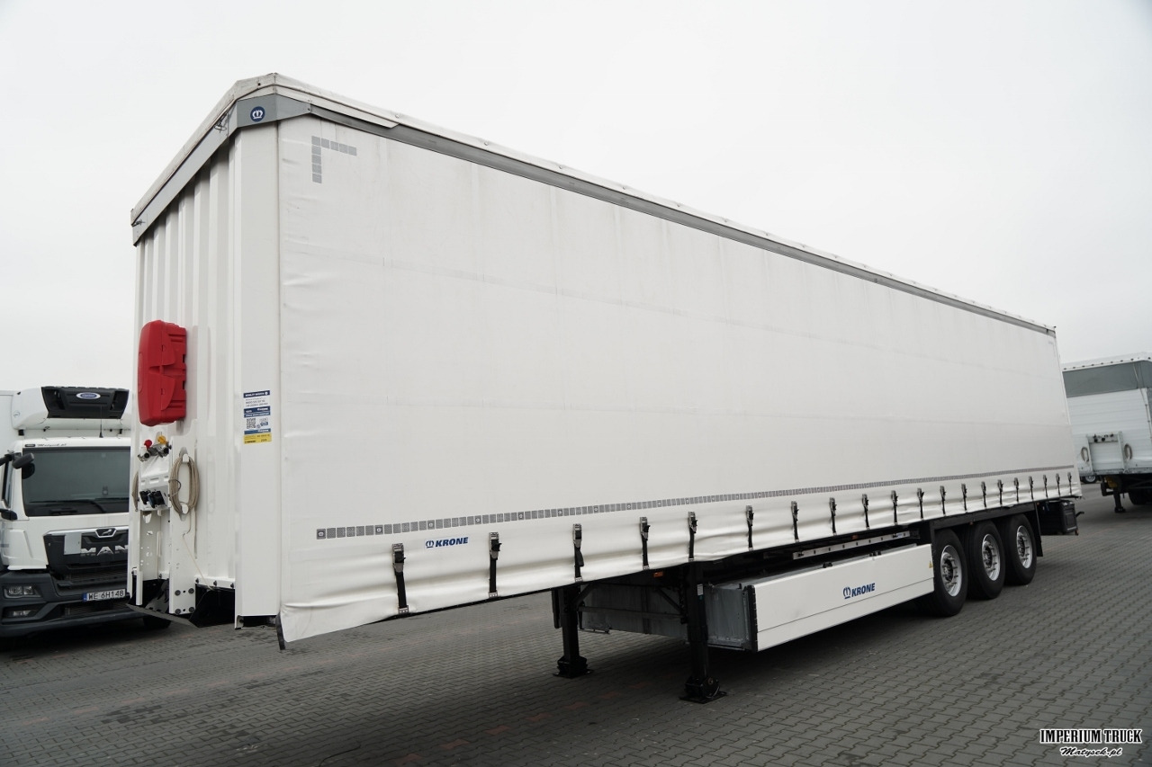 KRONE FIRANKA / 2024 ROK / KOSZ NA PALETY / 2 OSIE PODNOSZONE / MAŁO UŻYWANA / - Тентованный полуприцеп: фото 4 KRONE FIRANKA / 2024 ROK / KOSZ NA PALETY / 2 OSIE PODNOSZONE / MAŁO UŻYWANA / - Тентованный полуприцеп: фото 4