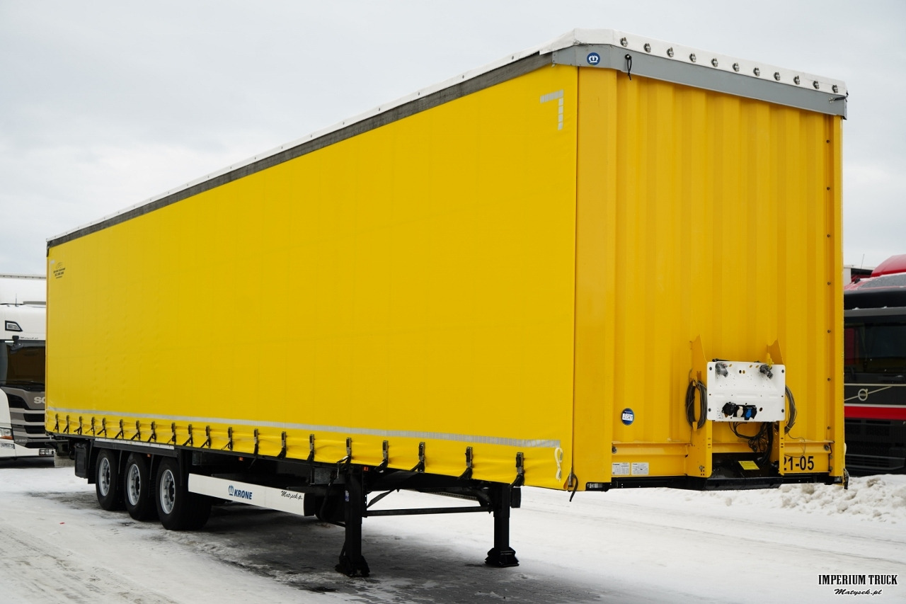 KRONE FIRANKA / MEGA / DACH PODNOSZONY / LOW DECK / - Тентованный полуприцеп: фото 1 KRONE FIRANKA / MEGA / DACH PODNOSZONY / LOW DECK / - Тентованный полуприцеп: фото 1