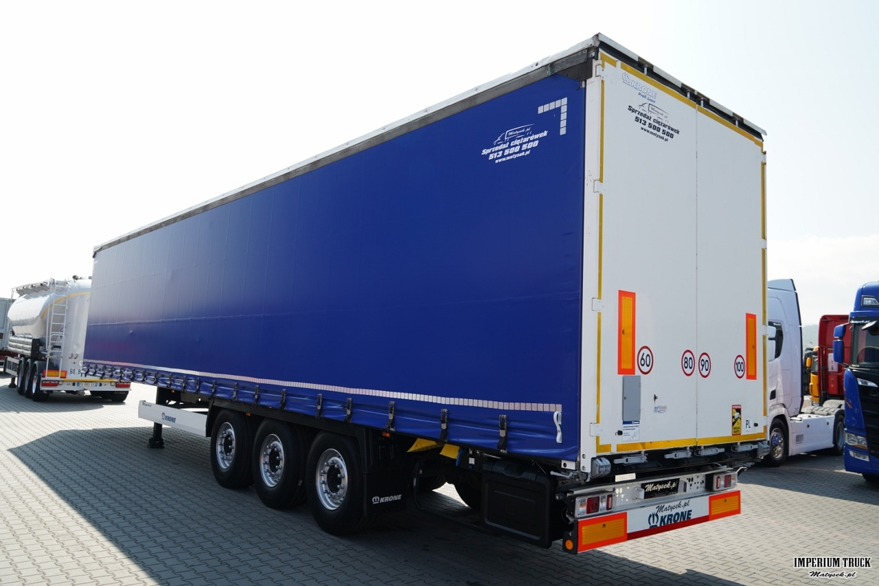 KRONE FIRANKA STANDARD / OŚ PODNOSZONA / DACH PODNOSOZNY / OPONY 100% / 2019 ROK - Тентованный полуприцеп: фото 3 KRONE FIRANKA STANDARD / OŚ PODNOSZONA / DACH PODNOSOZNY / OPONY 100% / 2019 ROK - Тентованный полуприцеп: фото 3