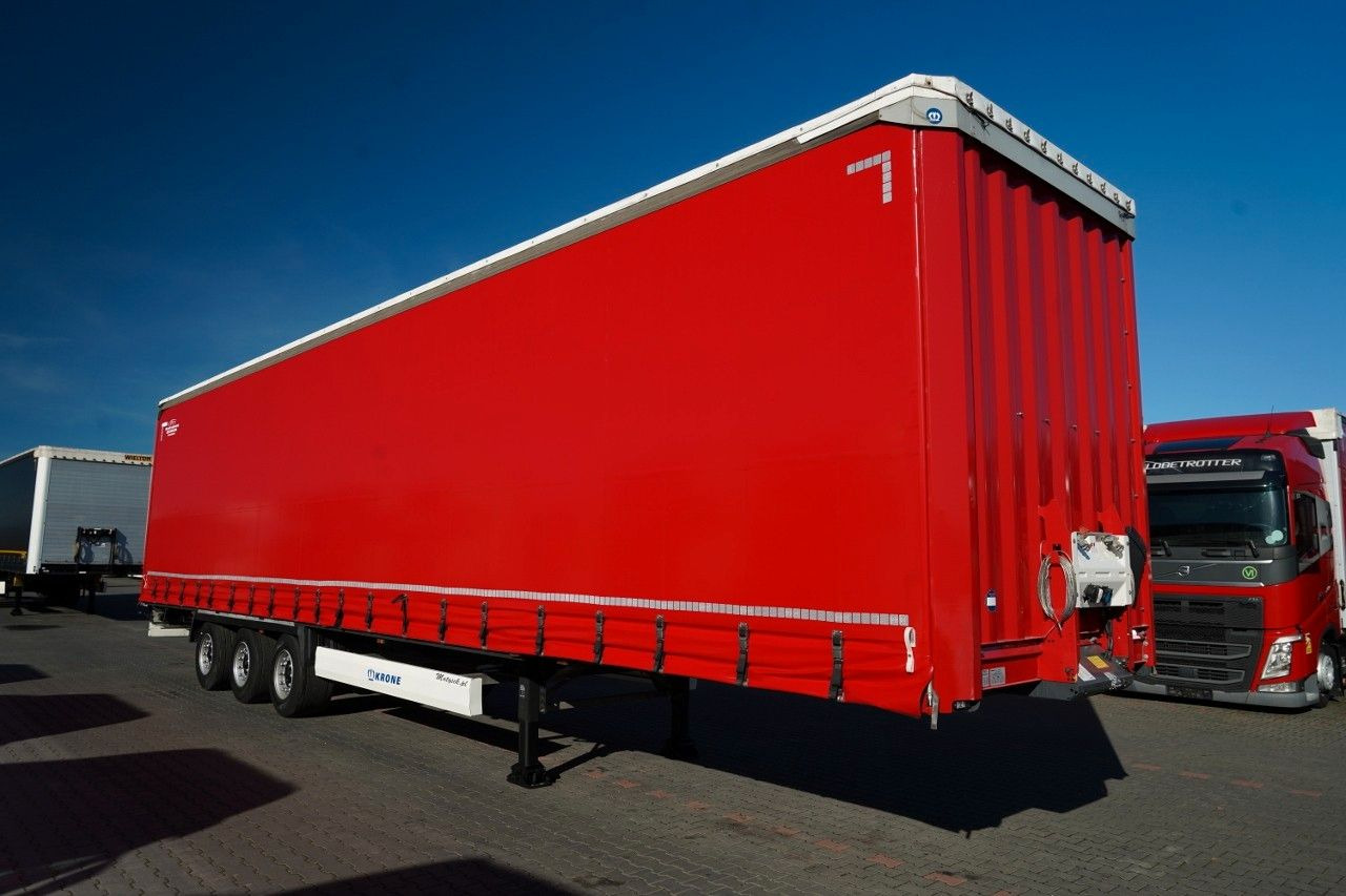 Krone FIRANKA / MEGA / 2018 / OŚ PODNOSZONA / LOW DECK - Тентованный полуприцеп: фото 2 Krone FIRANKA / MEGA / 2018 / OŚ PODNOSZONA / LOW DECK - Тентованный полуприцеп: фото 2