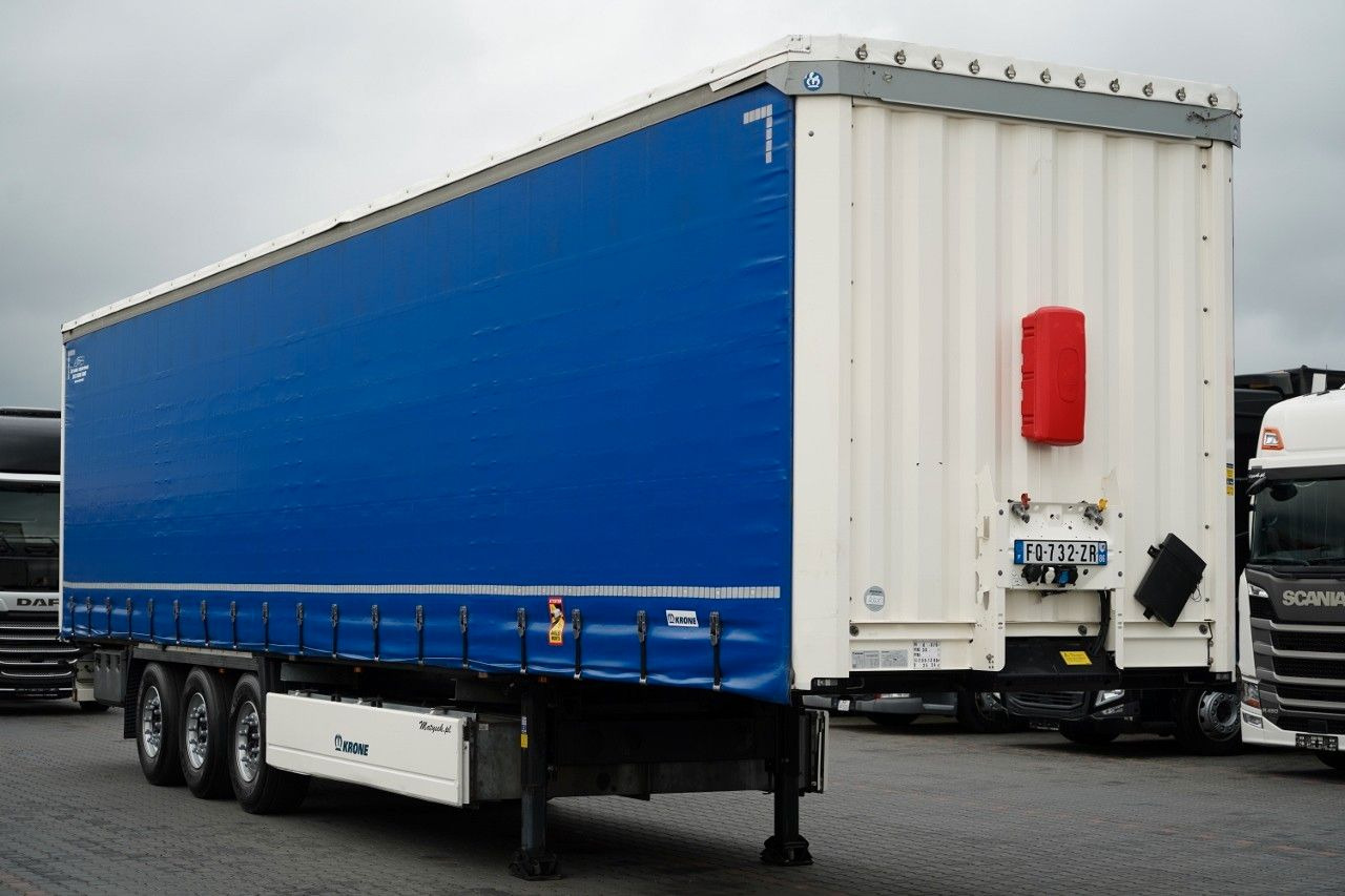 Krone FIRANKA / STANDARD / KOSZ NA PALETY / PLANDEKA - Тентованный полуприцеп: фото 1 Krone FIRANKA / STANDARD / KOSZ NA PALETY / PLANDEKA - Тентованный полуприцеп: фото 1