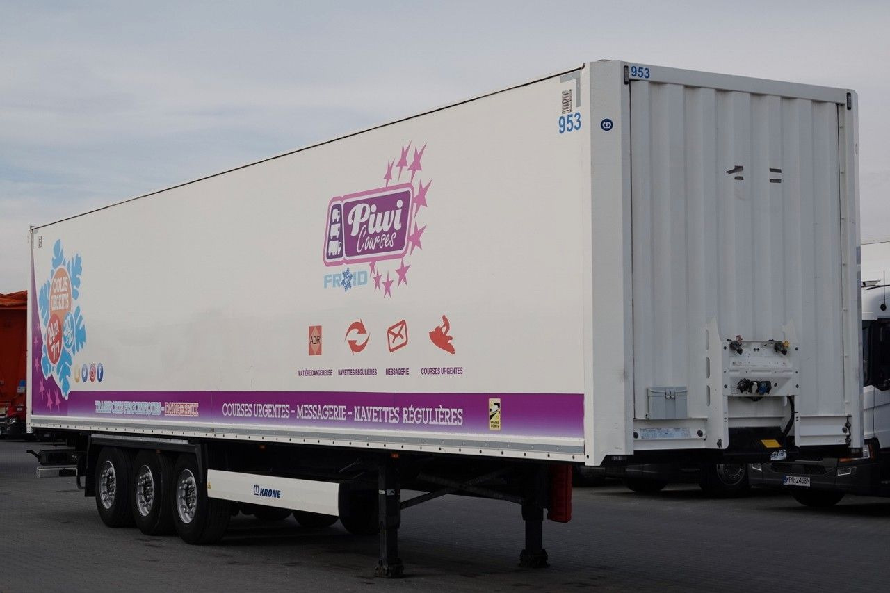 Krone KONTENER / KOFFER / 2021 ROK / OS PODNOSZONA - Полуприцеп-рефрижератор: фото 1 Krone KONTENER / KOFFER / 2021 ROK / OS PODNOSZONA - Полуприцеп-рефрижератор: фото 1