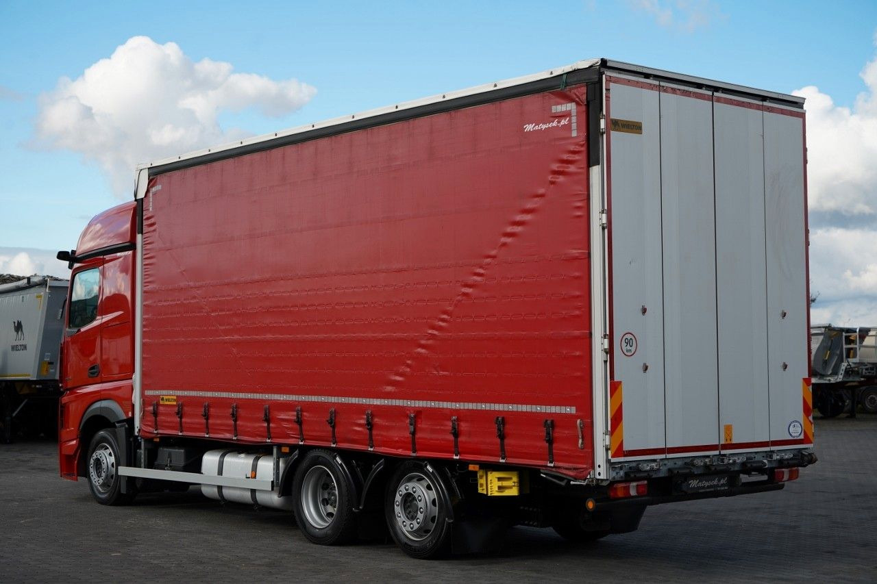 Mercedes-Benz ACTROS 2545 / SOLÓWKA  / 6x2 / OŚ PODNOSZONA / B - Тентованный грузовик: фото 3 Mercedes-Benz ACTROS 2545 / SOLÓWKA  / 6x2 / OŚ PODNOSZONA / B - Тентованный грузовик: фото 3