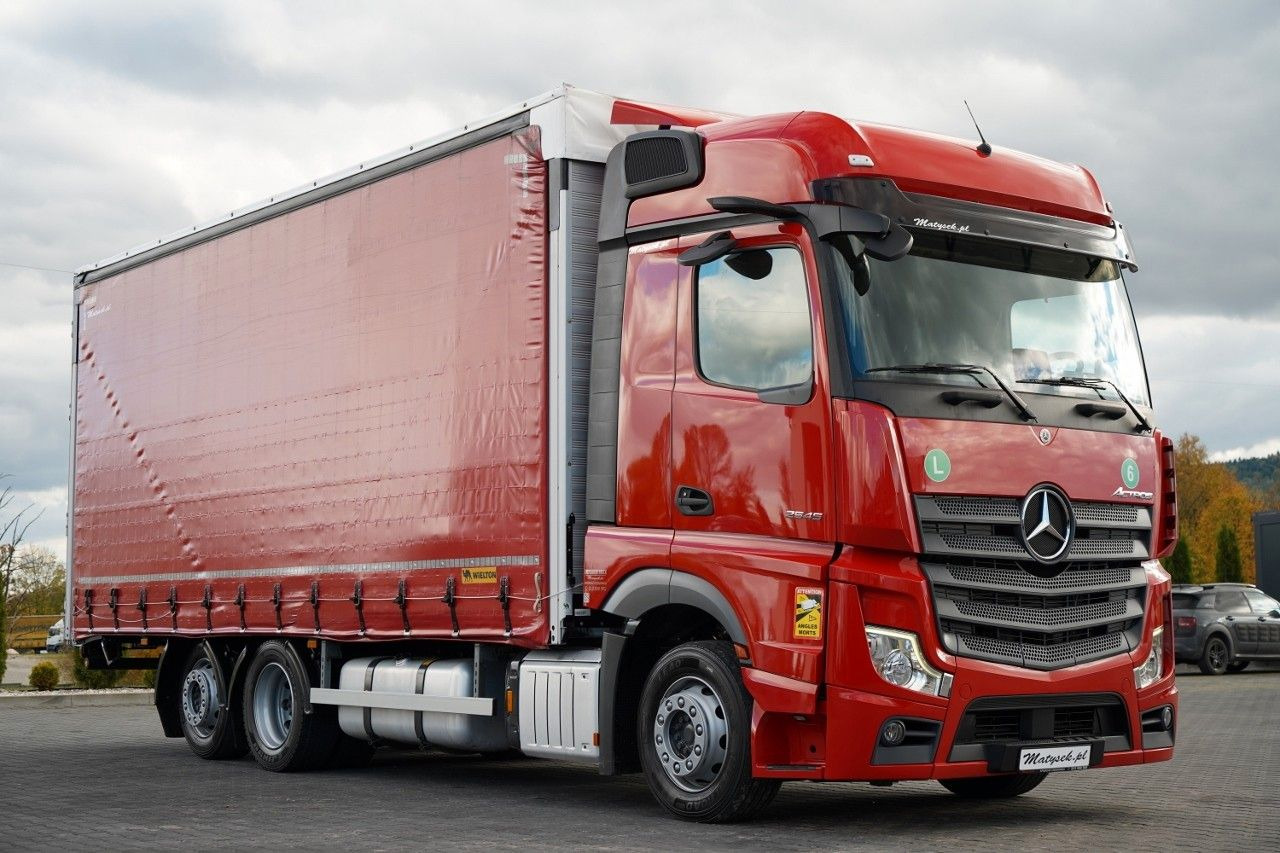 Mercedes-Benz ACTROS 2545 / SOLÓWKA  / 6x2 / OŚ PODNOSZONA / B - Тентованный грузовик: фото 5 Mercedes-Benz ACTROS 2545 / SOLÓWKA  / 6x2 / OŚ PODNOSZONA / B - Тентованный грузовик: фото 5