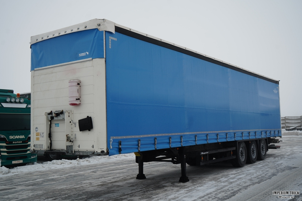 SCHMITZ / FIRANKA / WINDA ZAŁADOWCZA DHOLLANDIA -2000 KG / 2 OSIE PODNOSZONE / - Тентованный полуприцеп: фото 3 SCHMITZ / FIRANKA / WINDA ZAŁADOWCZA DHOLLANDIA -2000 KG / 2 OSIE PODNOSZONE / - Тентованный полуприцеп: фото 3