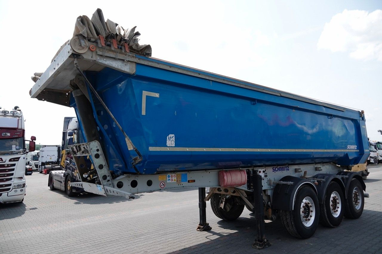 Schmitz Cargobull WYWROTKA / 24 m3 / RYNNA STALOWA / OŚ PODNOSZO - Самосвальный полуприцеп: фото 1 Schmitz Cargobull WYWROTKA / 24 m3 / RYNNA STALOWA / OŚ PODNOSZO - Самосвальный полуприцеп: фото 1