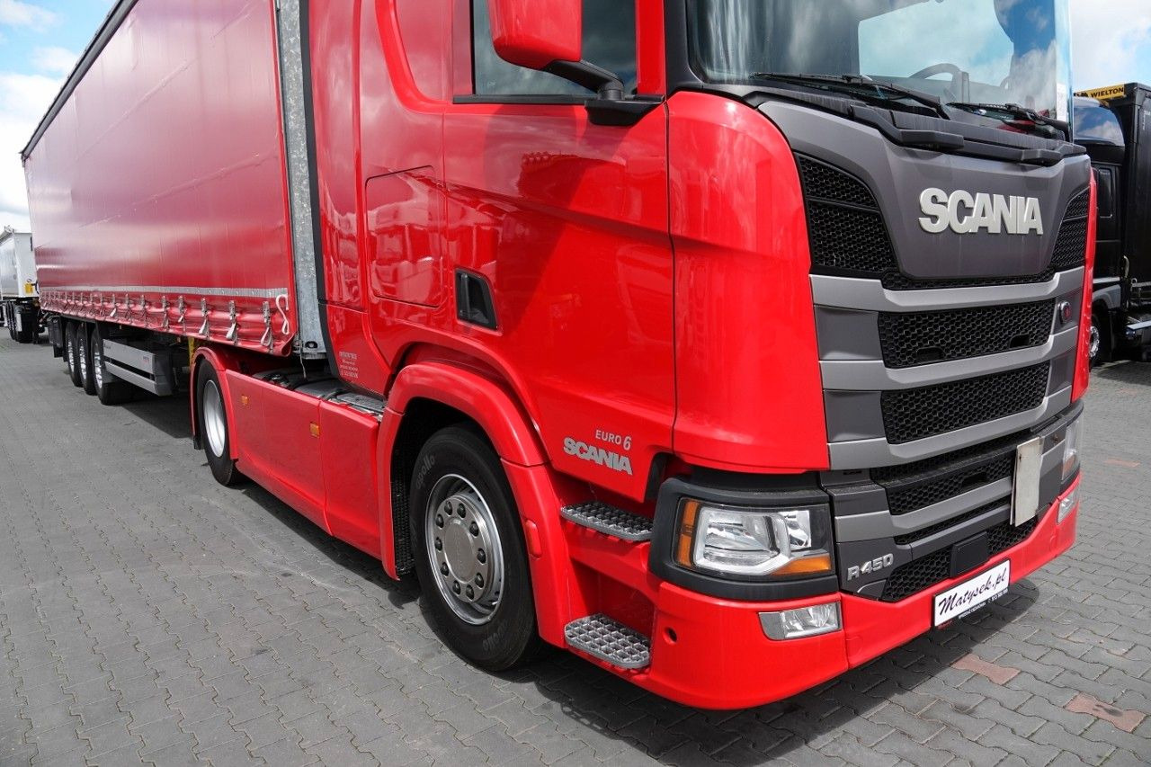 Scania R 450 / OPONY 100% / 2021 ROK / ZESTAW / FIRANKA - Тягач: фото 5 Scania R 450 / OPONY 100% / 2021 ROK / ZESTAW / FIRANKA - Тягач: фото 5