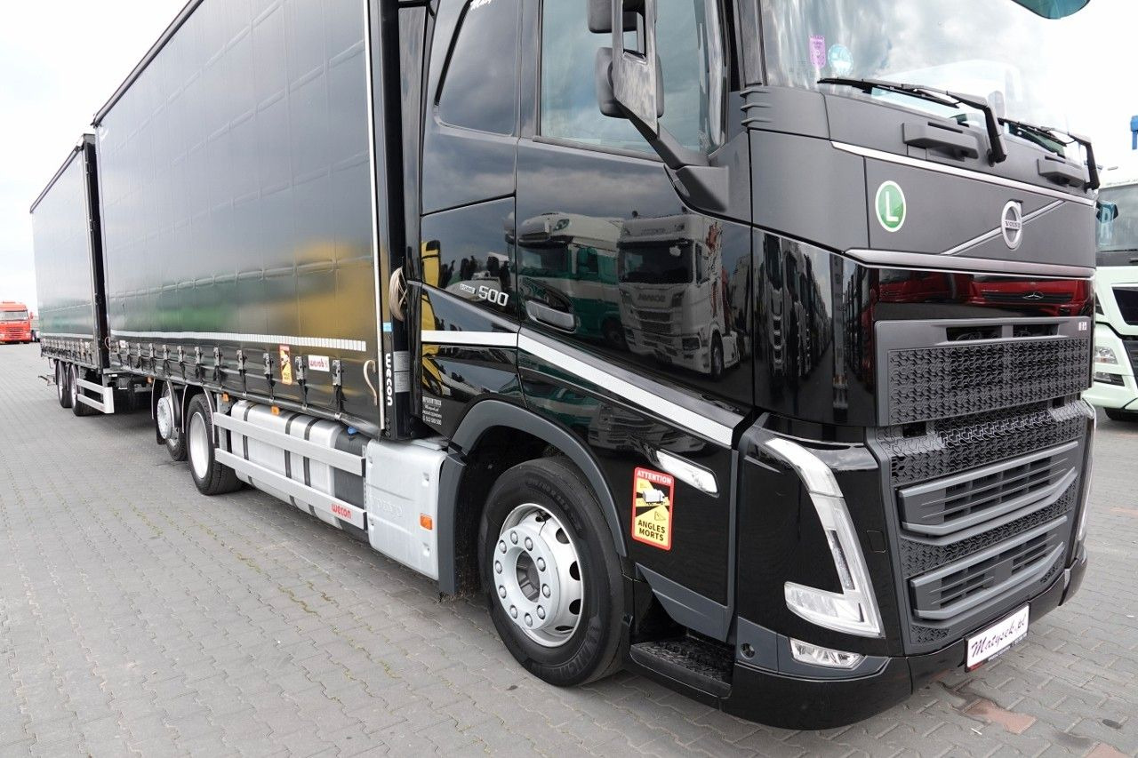 Volvo FH 500 / I-SAVE / XL / ZESTAW TANDEM PRZEJAZDOW - Тентованный грузовик: фото 5 Volvo FH 500 / I-SAVE / XL / ZESTAW TANDEM PRZEJAZDOW - Тентованный грузовик: фото 5