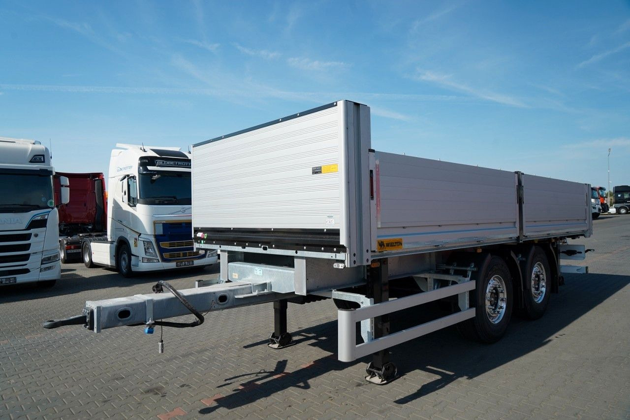 Wielton NACZEPA BURTOWA / DO BUDOWLANKI / NOWA / 2025 R - Полуприцеп бортовой/ Платформа: фото 2 Wielton NACZEPA BURTOWA / DO BUDOWLANKI / NOWA / 2025 R - Полуприцеп бортовой/ Платформа: фото 2